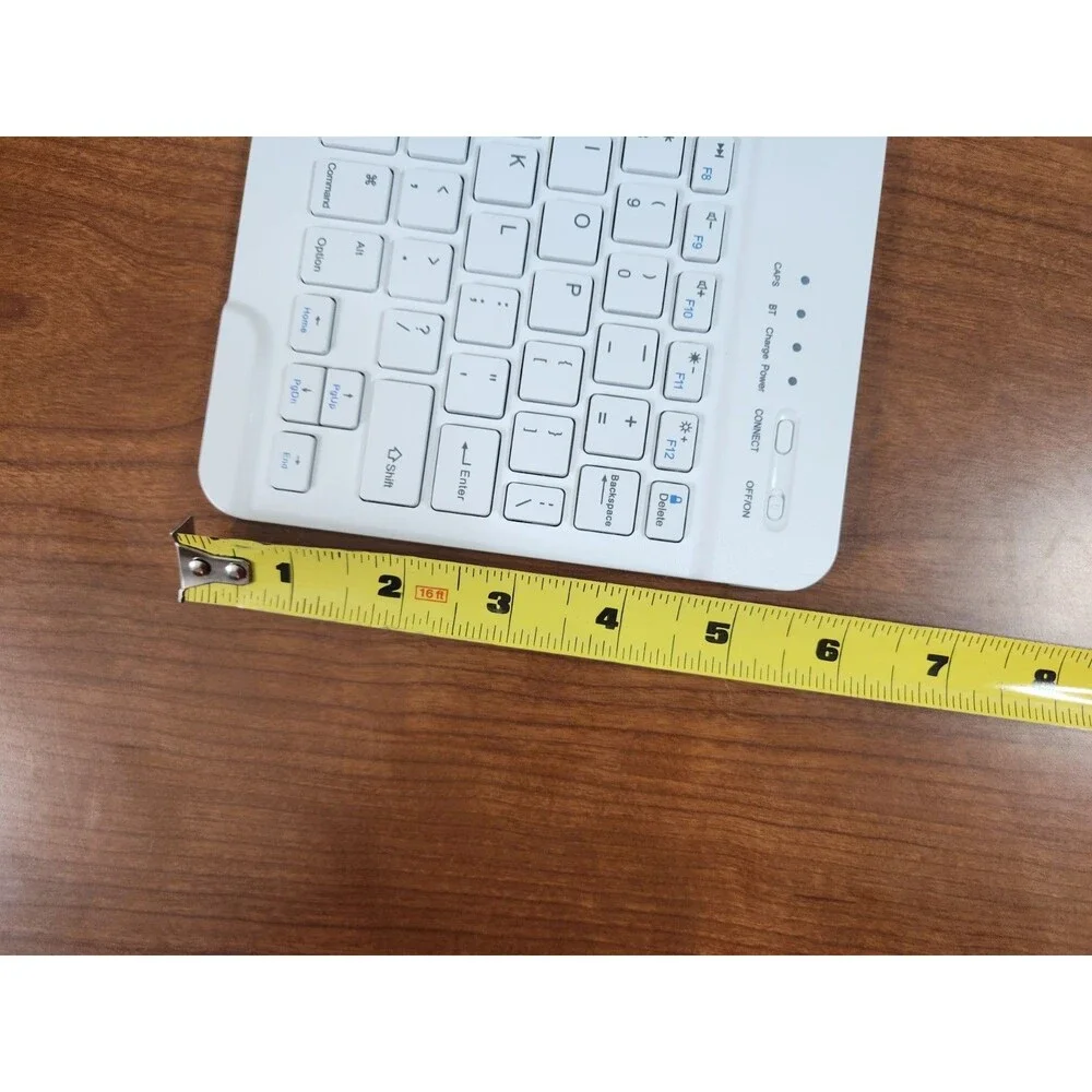 Bluetooth Ultra Light Thin Design QWERTY Keyboard USB-C Charging